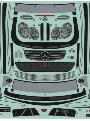 Mega-Angebot - Tamiya Stickers pour Carrosserie Mercedes CLK AMG 9490088