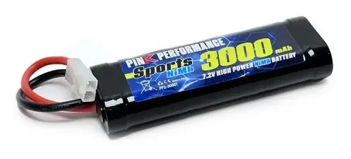 Jetzt verfügbar | Pink Performance Accu NiMh 7.2v 3000mAh Tamiya
