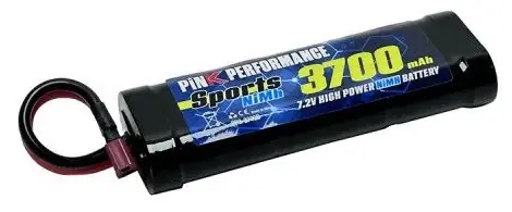 Pink Performance Accu NiMh 7.2v 3700mAh Dean | Profi-Qualität