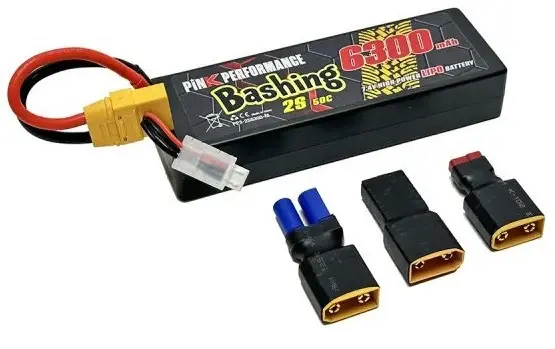 Jetzt neu - Pink Performance Batterie Lipo 2S 7.4v 50C 6300mAh Multi