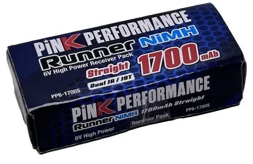 Bewährte Qualität | Pink Performance Accu Rx NiMh 6.0v 1700mAh Straight
