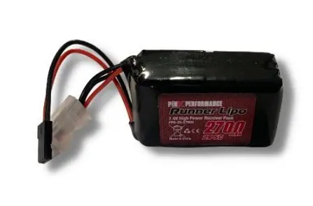 Einfache Rückgabe - Pink Performance Accu Rx Lipo 7.4v 2700mAh Hump