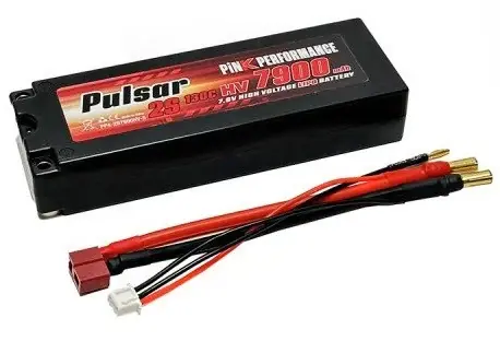 Pink Performance Batterie Pulsar Lipo HV 2S 7.6v 130C 7900mAh PK5 | Einfache Rückgabe
