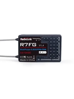 Zertifiziert | Radiolink Récepteur 7 voies V1.4 avec Télémétrie Intégrée RDL-0-R7FG