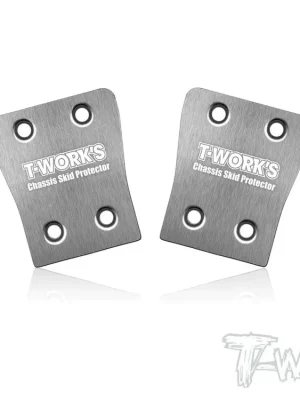 Auf Lager | T-Work‘s Sabot de protection de châssis inox XB8 2023 (x2) TO-220-XB823