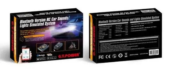 GT-Power Kit Eclairage + Bruiteur Bluetooth GTP-173 - Letzte Stücke