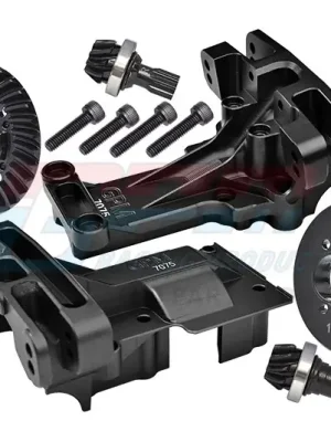 GPM Bulkhead avant/arrière Alu 7075 + pignons différentiel Acier carbon XRT12131032 | Schnelle Zustellung