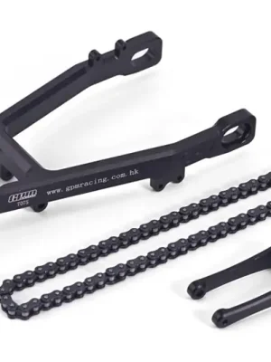 Direkt vom Hersteller | GPM Bras oscillant rallongé + chaine + tendeur Alu 7075 Noir MX3057-BK