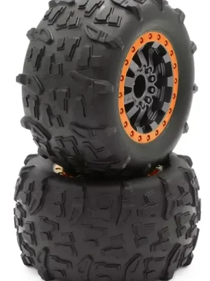 Funtek Roues complètes Orange (x2) STX FTK-21064 - Schnell zugreifen