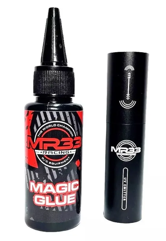 MR33 Colle Magic Repair UV 15gr + Lampe UV MR33-MRG-SET - Nur heute