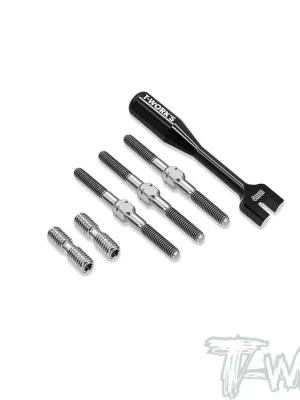 Gleich bestellen | T-Work‘s Kit Biellettes Titane Pas Inversé Xray X1 TB-302