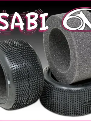 Nur solange der Vorrat reicht - 6MIK Pneus Arrière 1/10 4x4 Wasabi Insert Hard (x2) TMH112
