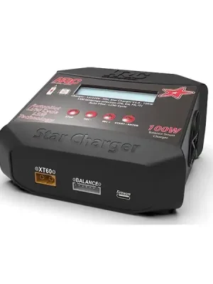 HRC HRC9354B Star Charger V5.0 Ladegerät 12/230V LiHV kompatibel - 100W SMART LSM, Autopilot, Cycle, APS - Aktionspreis