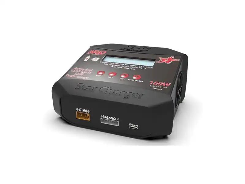 HRC HRC9354B Star Charger V5.0 Ladegerät 12/230V LiHV kompatibel - 100W SMART LSM, Autopilot, Cycle, APS - Aktionspreis