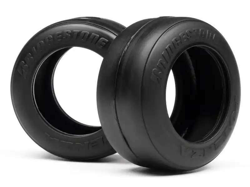Hammerpreis - HPI H103016 Bridgestone High Grip Slick-Reifen M vorne (2) FT01 Formula Ten