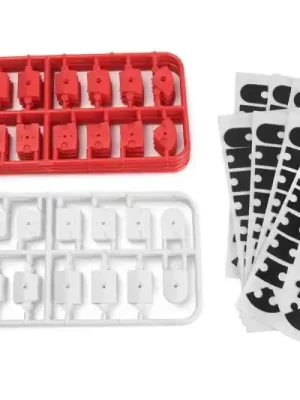 HPI 161409 nano-TTR Curb Set - Rot und Weiß | Sichere Zahlung
