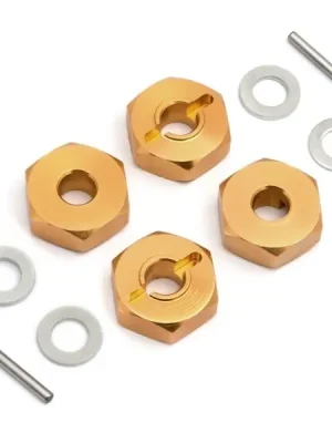 NEU Maverick MV150233 14-mm-Rad-Sechskant-Naben-Set (4), für Quantum+ XT Flux | Schneller Versand