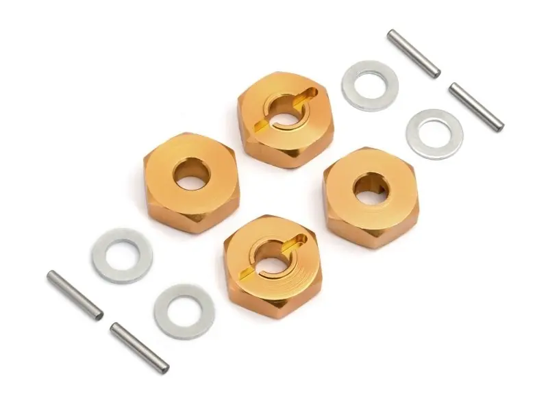 NEU Maverick MV150233 14-mm-Rad-Sechskant-Naben-Set (4), für Quantum+ XT Flux | Schneller Versand