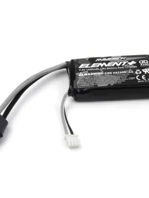 Preisknaller | Maverick MV151110 LiPo Akku 2S 7,4V 1600mAh mit XT-60 Stecker passend für Qbit 1 16 und QByte 1 12