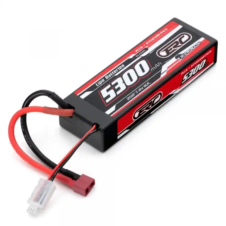 NEU Sunpadow SW256400 LiPo Akku 2S 7,4V 5300mAh 110C Hardcase T-Stecker - Direkt bestellen