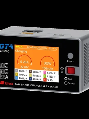 NEU RD-Hota_GPSR.txt T8ULTRA T8 Ultra Smart Ladegerät 650 W / 22 A 8S GaN AC/DC - Sparangebot