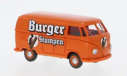 Heute bestellen - VW T1 (Typ 2) Kastenwagen, 1950, Burger Stumpen, 1 87, Wiking