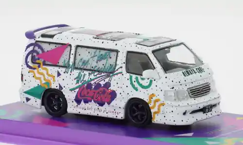 Top bewertet | Toyota Hiace Waggon Custom, Coca Cola, 1 64, Tarmac Works