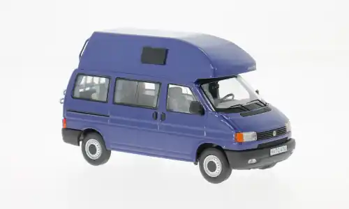 Qualitätsprodukt | VW T4 California (Hochdach), blau, 1 43, Schuco