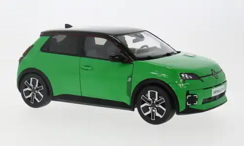 Renault 5 E-Tech 100% Electric, grün/schwarz, 2024, 1 18, Norev - Sehr beliebt