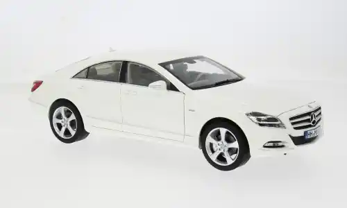 Jetzt kaufen - Mercedes CLS Coupe, weiss, 2011, 1 18, Norev