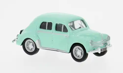 Nur wenige verfügbar - Renault 4CV, türkis, 1955, 1 87, Norev