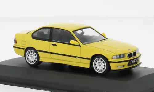 BMW E36 M3 Coupe, gelb, 1999, 1 43, Solido - Neu im Sortiment