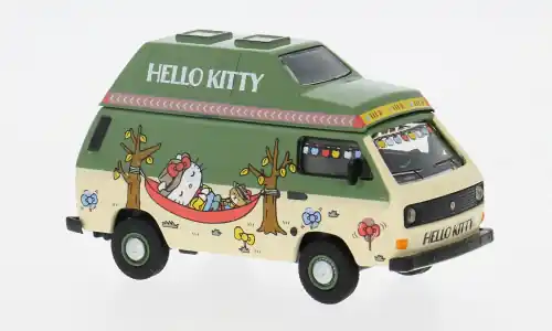 VW T3, Hello Kitty Camping, 1 64, Tarmac Works - Neu