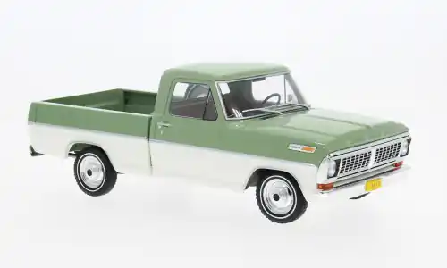 Nicht verpassen | Ford F-100, grün/weiss, 1970, 1 24, WhiteBox