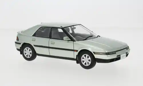Ausverkauf | Mazda 323 F, hellgrün, 1989, 1 24, WhiteBox