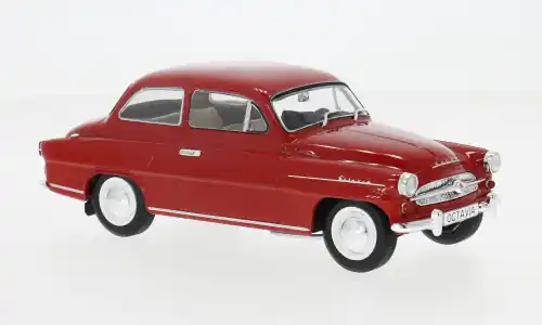 Nur diese Woche - Skoda Octavia Super, rot, 1959, 1 24, WhiteBox