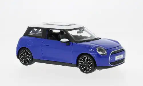 Aktionspreis | BMW Mini Cooper SE (J01), blau/weiss, 2024, 1 24, Maisto