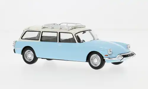 Citroen ID 19 Break, hellblau/weiss, 1960, 1 43, IXO - Sofort lieferbar