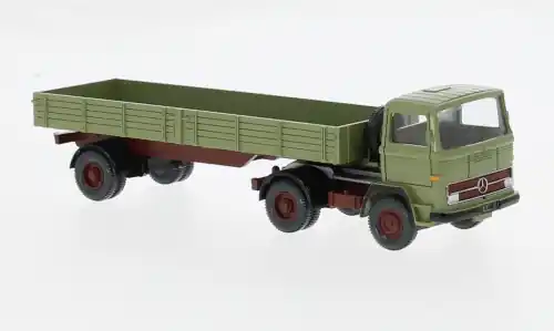 Mercedes Pritschensattelzug, grün, 1 87, Wiking - Meistverkauft