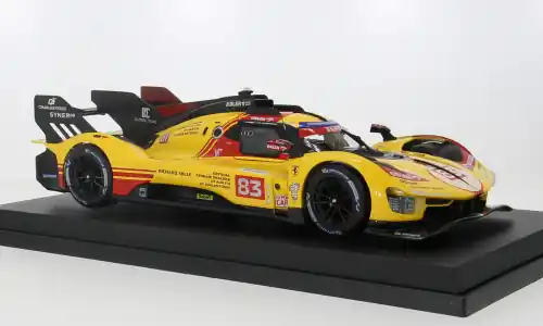 Ferrari 499P, 24h Le Mans, 2024, 83, R.Kubica/Y.Ye, 1 18, Bburago | Nur begrenzt verfügbar