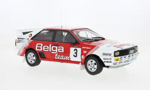 Audi quattro A1, Lotto Haspengouwrally, 1983, 3, M.Duez/W.Lux, 1 18, Sun Star - Nur heute