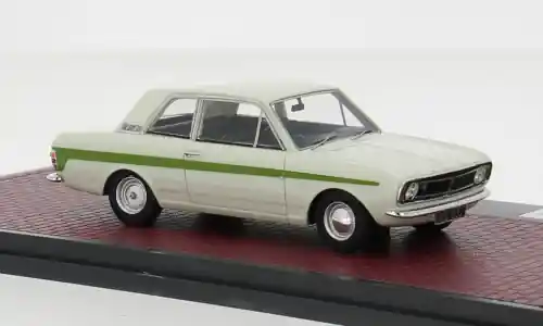 Bewährte Qualität - Ford Cortina Lotus MkII, weiss/grün, 1966, 1 43, Matrix