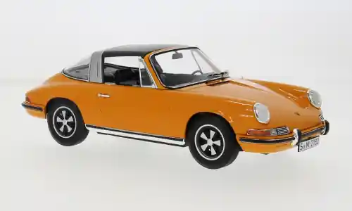 Porsche 911 T2.2 Targa, orange, 1970, 1 18, Norev - Endet bald