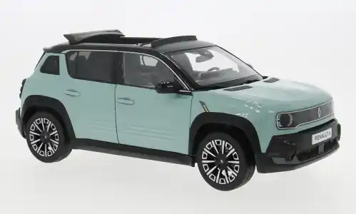 Zertifiziert | Renault 4 E-Tech, helltürkis, 2025, 1 18, Norev