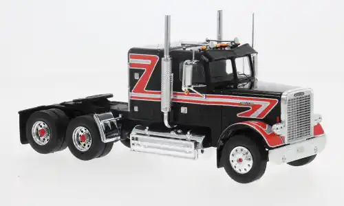Freightliner FLC 120 64 T, schwarz/rot, 1977, 1 43, IXO - Neu verfügbar