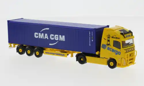 Volvo FH GL XL, acargo / CMA-CGM, 1 87, Herpa | Nur heute