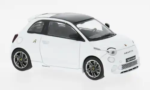 Fiat 500e Abarth, weiss, 2024, 1 43, IXO - Ausverkauf