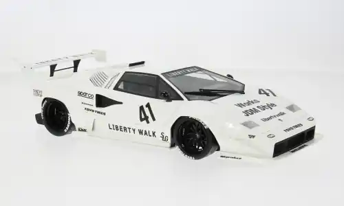 Extra sparen - Lamborghini Countach LB-Works, weiss, 1988, 1 18, GT Spirit