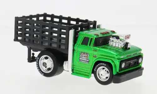 Jetzt bestellen | Chevrolet C60 Flatbed, grün/schwarz, 1966, 1 64, Maisto