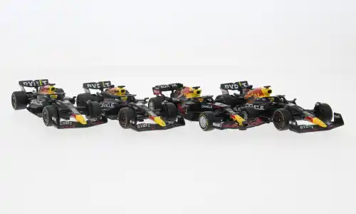 Gleich bestellen - Red Bull 4 x World Champion set Max Verstappen, Formel 1, M.Verstappen, 1 43, Bburago